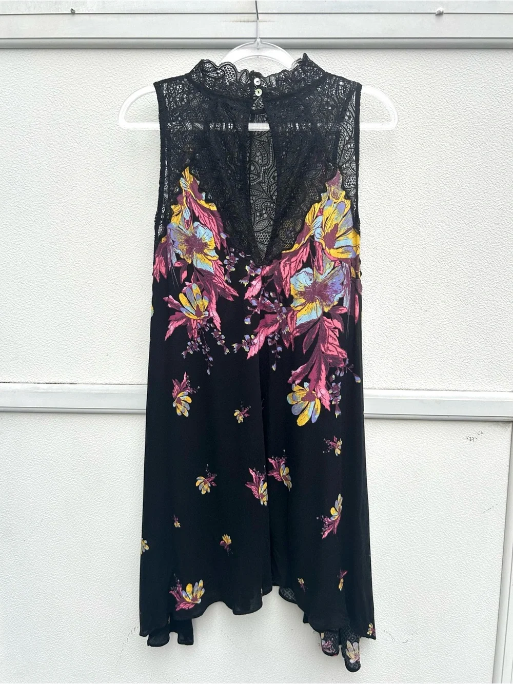 Intimately Free People Mini Slip Dress Women S Floral Lace Whimsygoth Fairy